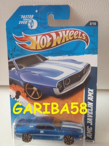 R$25 No Lote Hot Wheels Amc Javelin Amx 2011 Fte Kmart G58