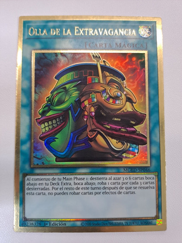 Pot Of Extravagance Mged-sp046 Gold Rare Yugioh 