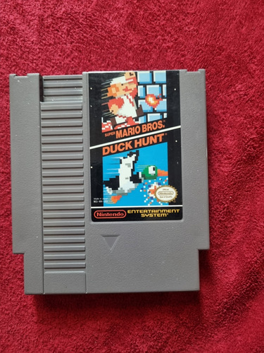 Mario And Duck Hunt Cartucho Original Nintendo Nes 