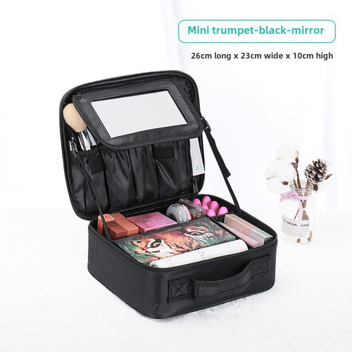 Bolsa De Maquillaje De Gran Capacidad Con Partición Para Her