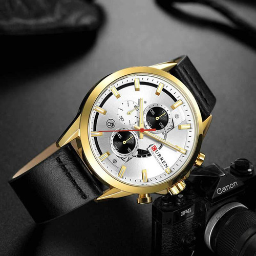 Espetacular Reloj Curren 8325 De Caballero