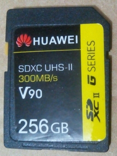 Cartão De Memória Sd Huawei 256gb + Brindes Sem Uso