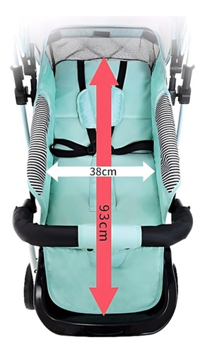 Imagen 4 de 5 de Coche De Bebé Paseo Plegable Con Bandeja