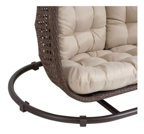 Imagen 4 de 5 de Silla Sillón Colgante De Ratan Para Jardín Envío A Provincia