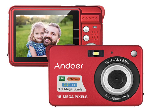 Videocámara Andoer 18m 720p Hd Cámara Digital Videocámara 2p