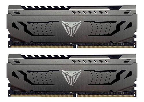 Patriot Viper Steel Ddr4 Ram De 16 Gb (2 X 8 Gb) 4000 Mhz Cl16 Udimm De Memoria Para Juegos De Computadora - Pvs416g400c6k