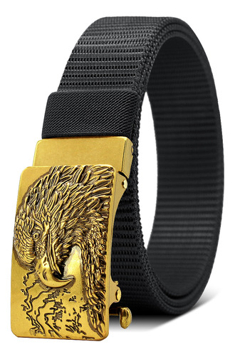 Cinturones Para Hombre Casual Pack Hebilla De Oro Águila