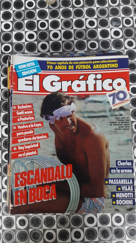 El Grafico 3614 10/1/1989 Escandalo En Boca Gatti Pastoriza