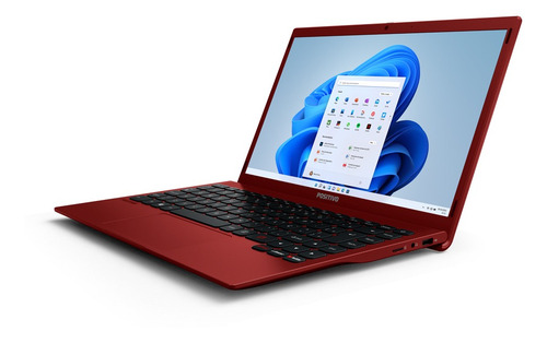 Portátil Positivo Motion C41tei Intel® Celeron® Linux 14 de doble núcleo, rojo