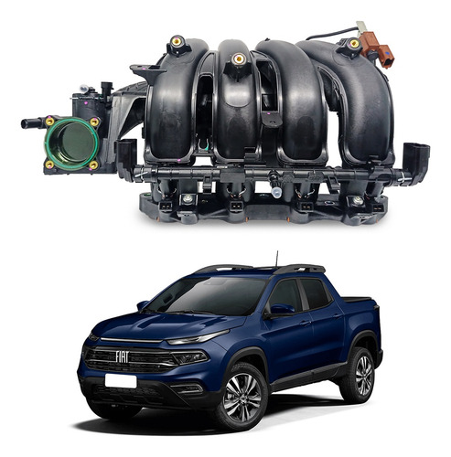 Coletor De Admissão Completo Fiat Toro Etorq 1.8 16-21 Mopar