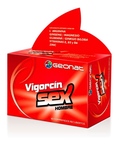 Vigorcin Sex Geonat Suplemento Dietario X 60 Comprimidos