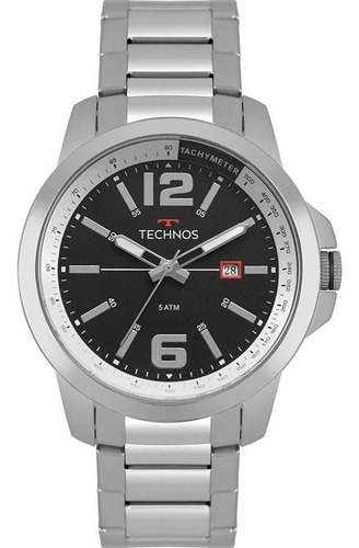 Relógio Masculino Technos Racer Prata 2115mrp/1p Original