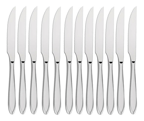 12 Cuchillos De Asado Tramontina Laguna Acero Inox Samihome