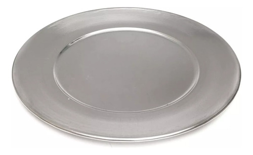 Plato De Acero Inoxidable - 18 Cm. (plato De Postre)