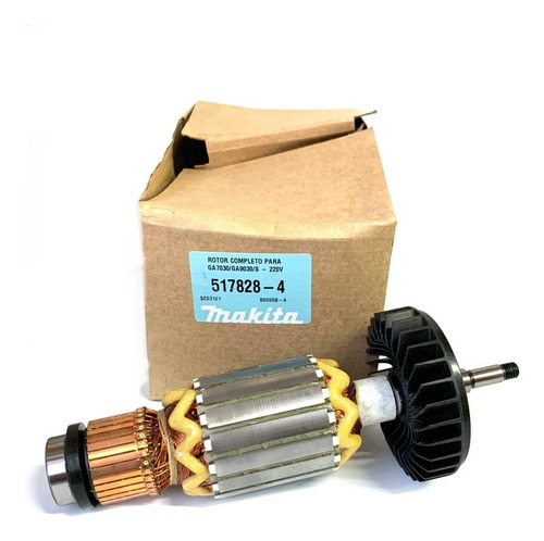 Induzido/rotor Esmerilhad Ga7030 Ga9030 Makita 220v 517828-4