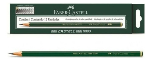 Caixa De Lápis 9000 2 B Faber Castel 12 Unid