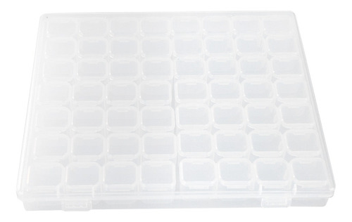 Caja Organizadora De 56 Ranuras De Plástico Para Decoració