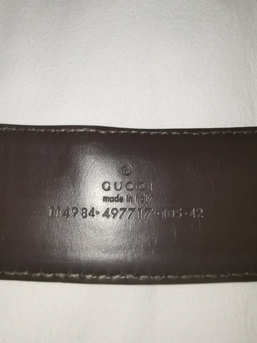 Faja Gucci Original Azul Con Rojo De Hombre (Usado)
