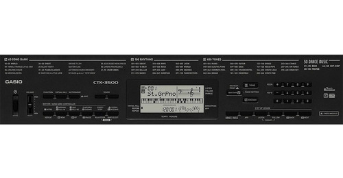 Imagen 8 de 10 de Teclado Casio Ctk3500 5/8 61 Teclas Sensitivo Con Atril