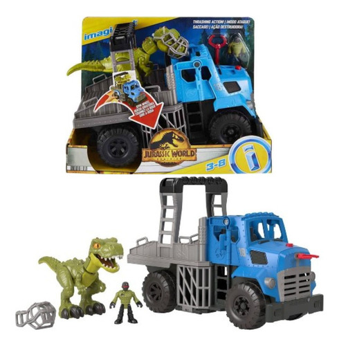 Transporte De Dinosaurios Jurassic World Mattel Vv50