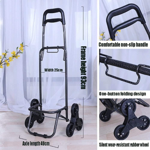 Cesta De Compra Plegable De 6 Ruedas, Carrito, Carrito ...