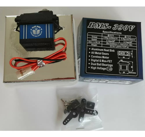 Bluebird Mini Servo Digital Bms-390v Alum Corelles 1/16 1/18