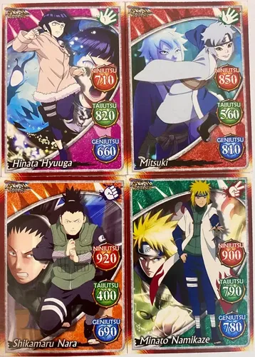 Kit 400 Cards Naruto - Storm Trilogy Bater Bafo E Colecionar