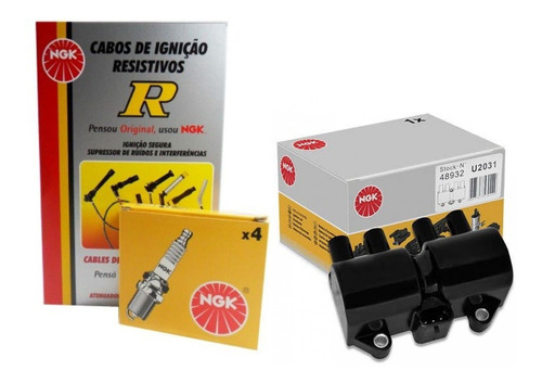 Kit De Cabo Vela E Bobina Punto 1.8 Flex 2007 2008 2009 2010