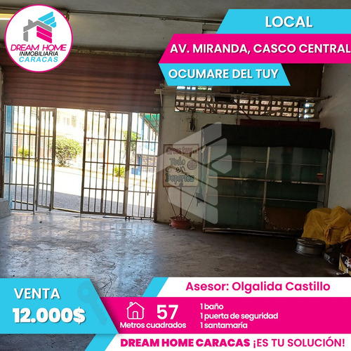 Local Comercial En Venta Av. Miranda, Casco Central - Ocumare Del Tuy