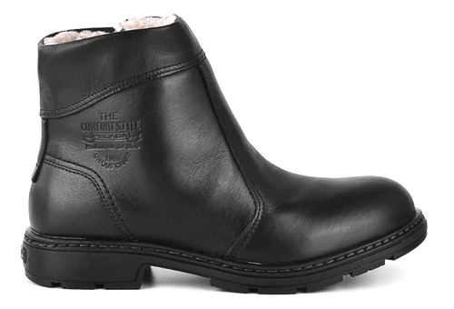 Bota Casual Pegada Comfort Style Black