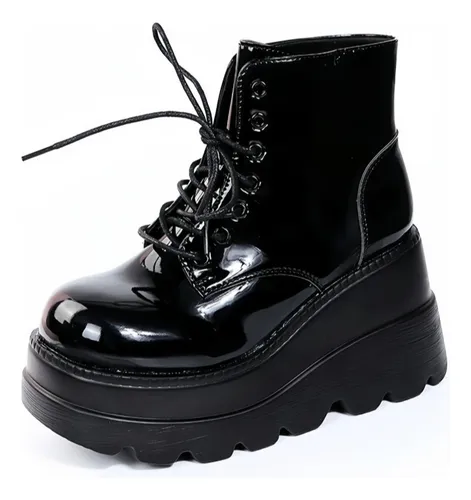 comprar Botas Góticas De Piel Tacón Alto Botas Para Mujer Charol