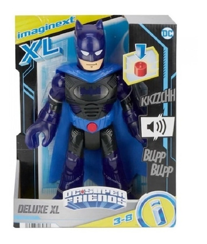 Batman Xl Deluxe Imaginext Dc Super Friends  Mattel