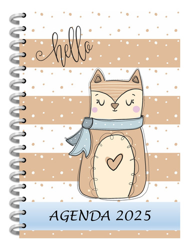 Kit Imprimible+20 Agendas Pdf+edit. A4,a5,carta Agenda Gato 