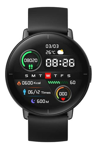 Smartwatch Mibro Lite 1.3  Caja  Black, Malla  Black Xpaw004