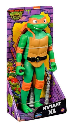 Figura Las Tortugas Ninjas- Michelangelo    Mutant Xl