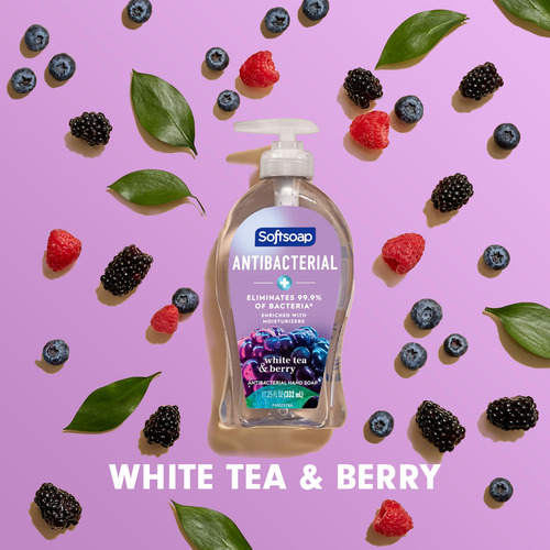 Jabón Líquido Para Manos Softsoap Antibacteriano White Tea &