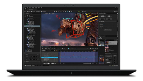 Laptop Lenovo Thinkpad P1 G6 16\ 2560 X 1600 165 Hz Ips, Intel-14 Core I7-13700h, Nvidia Rtx A1000 De 6 Gb, Ddr5 De 64 Gb, Ssd De 4 Tb, Windows 11 Pro, Kb Retroiluminado, Wi-fi 6e, Thunderbolt 4
