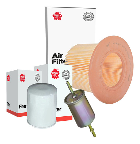 Kit Filtros Aceite Aire Gasolina Ford 350 4.6l V8 2012