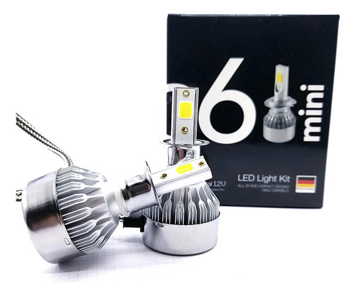 Kit Luces Leds 12v H1 C6 Mini Cree Led 30w 20.000 Lumens