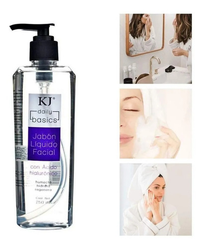 Imagen 1 de 3 de Jabon Facial Skincare Con Acido Hialuronico Rutina Diaria