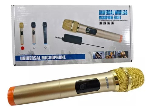 Microfono Inalambrico Con Bateria Recargable Cod 1390