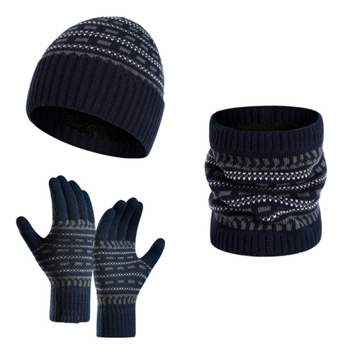 Gorro De Punto Navideño Para Adolescentes A La Moda, Guantes