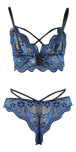 Suave Sujetador Inalámbrico De Encaje Sexy De Talla Grande P