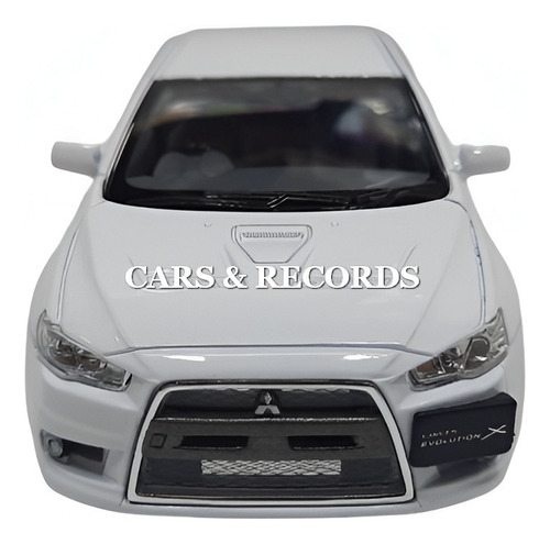 Mitsubishi Lancer Evo X 2008 Nuevo Sin Caja -b Kinsmart 1/32 Blanco