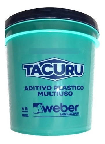 Tacuru Weber Aditivo Plastico Multiuso Balde 4 Litros Cuota