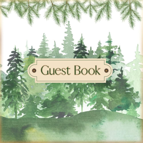 Libro: Guest Book For Cabin: Vrbo, Bed And Breakfast, Hotel,