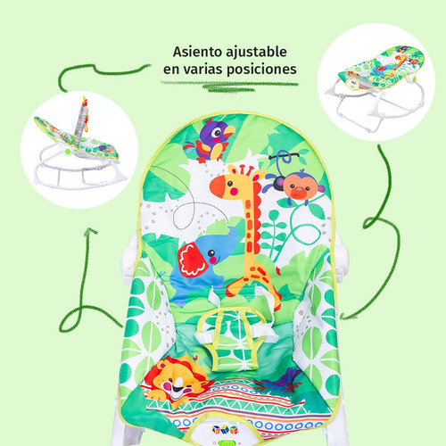 Bouncer Mecedora Plegable Para Bebé Rocker