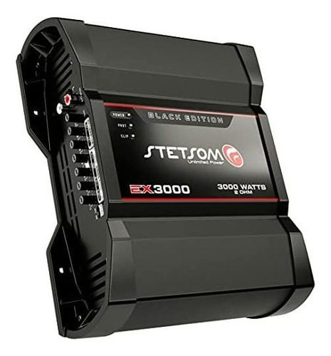 Amplificador Stetsom Ex 3000 2 Ohms Clase D -negro