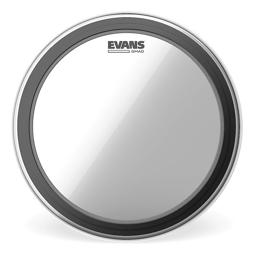 Evans Gmad Clear Bass Drum Head, 24 Pulgadas