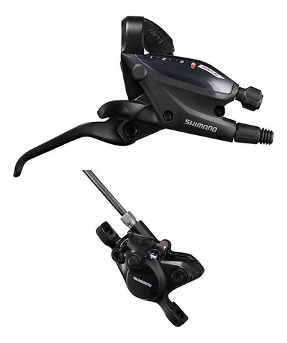 Manijas De Cambio Y Freno Bicicleta Mtb Shimano St-ef505 21v Color Negro